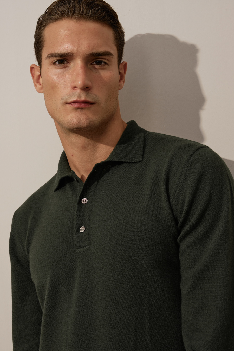 Polo Yakalı Merino Triko