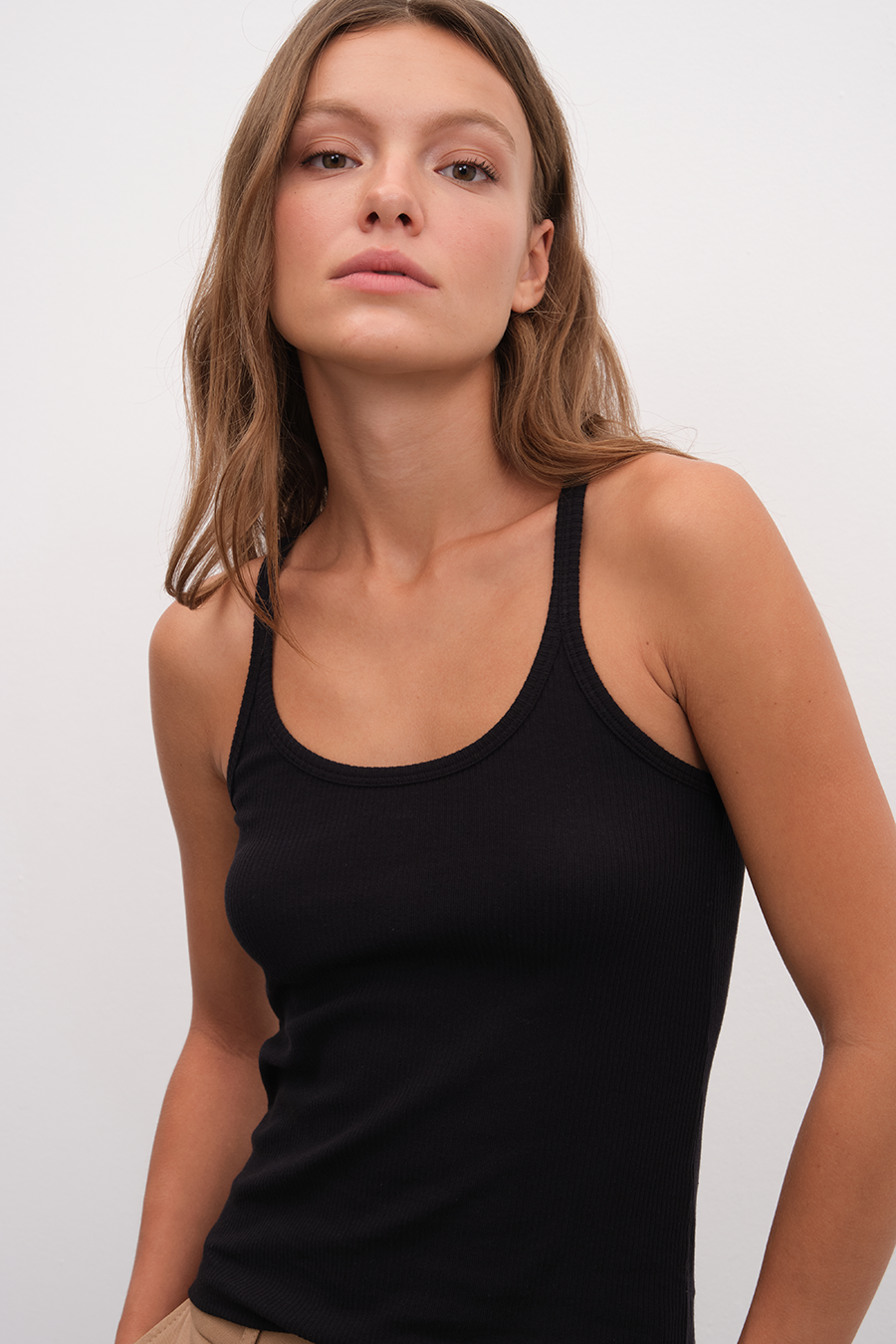 Sporcu Sırtlı Ribanalı Cotton Atlet