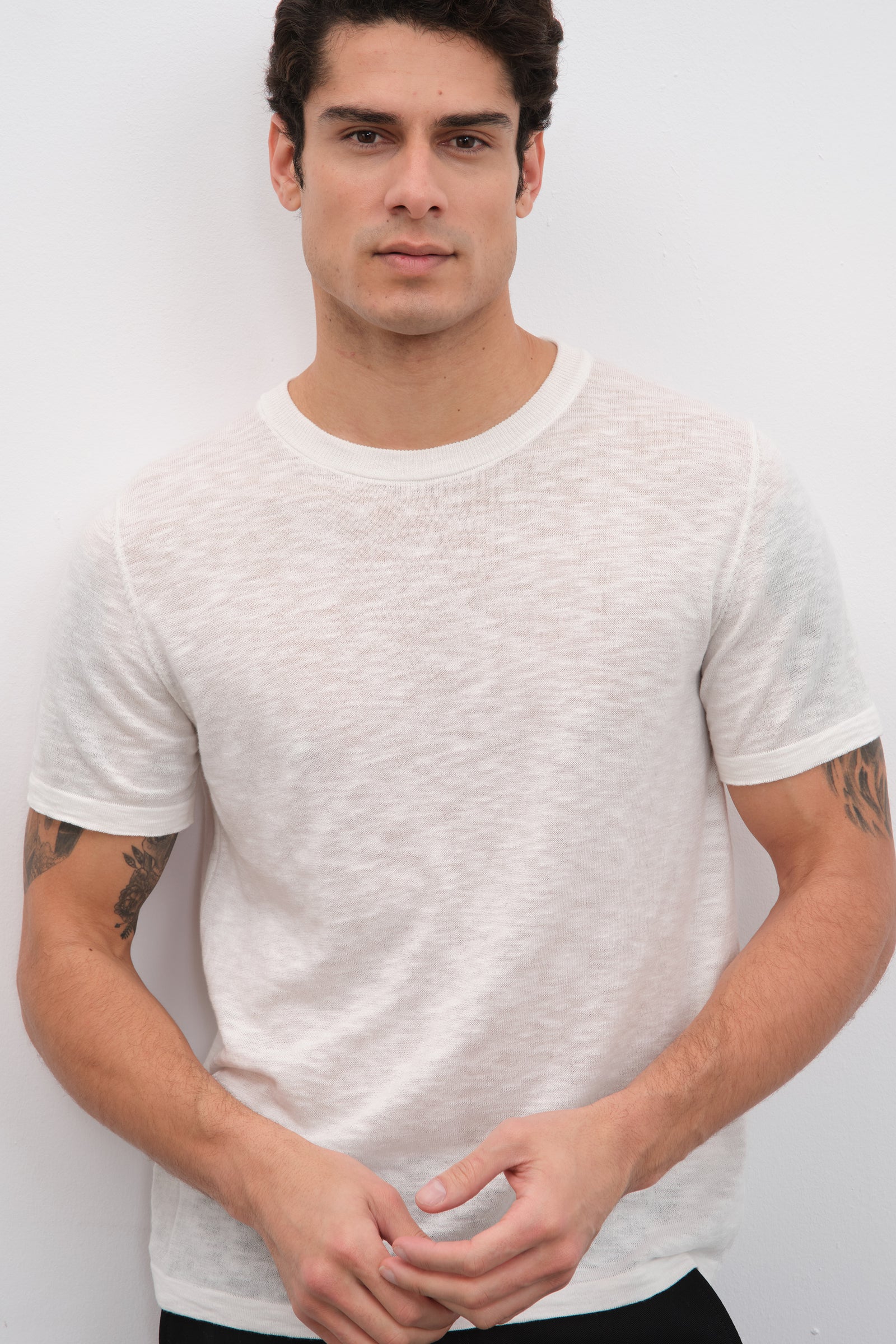 Flamlı Cotton Unisex Triko T-shirt