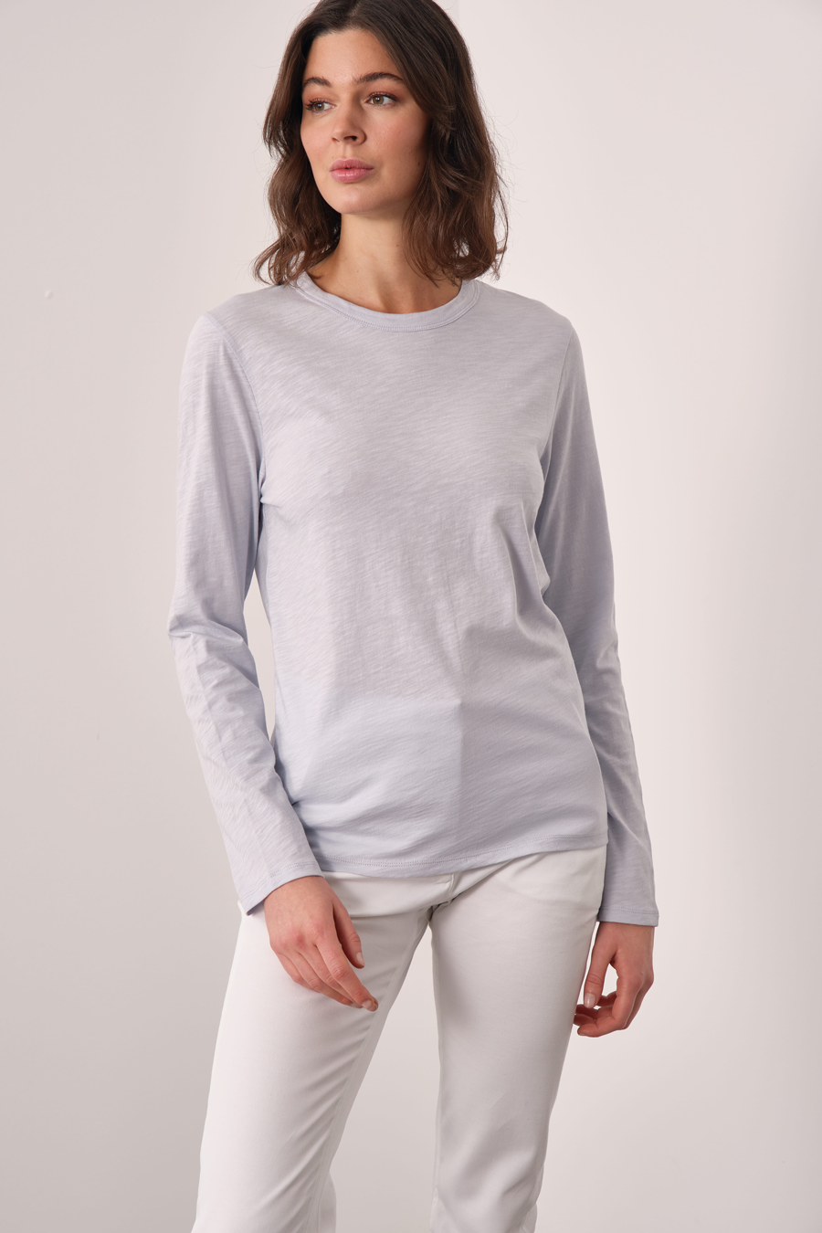 Flamlı Cotton Uzun Kollu Unisex T-shirt
