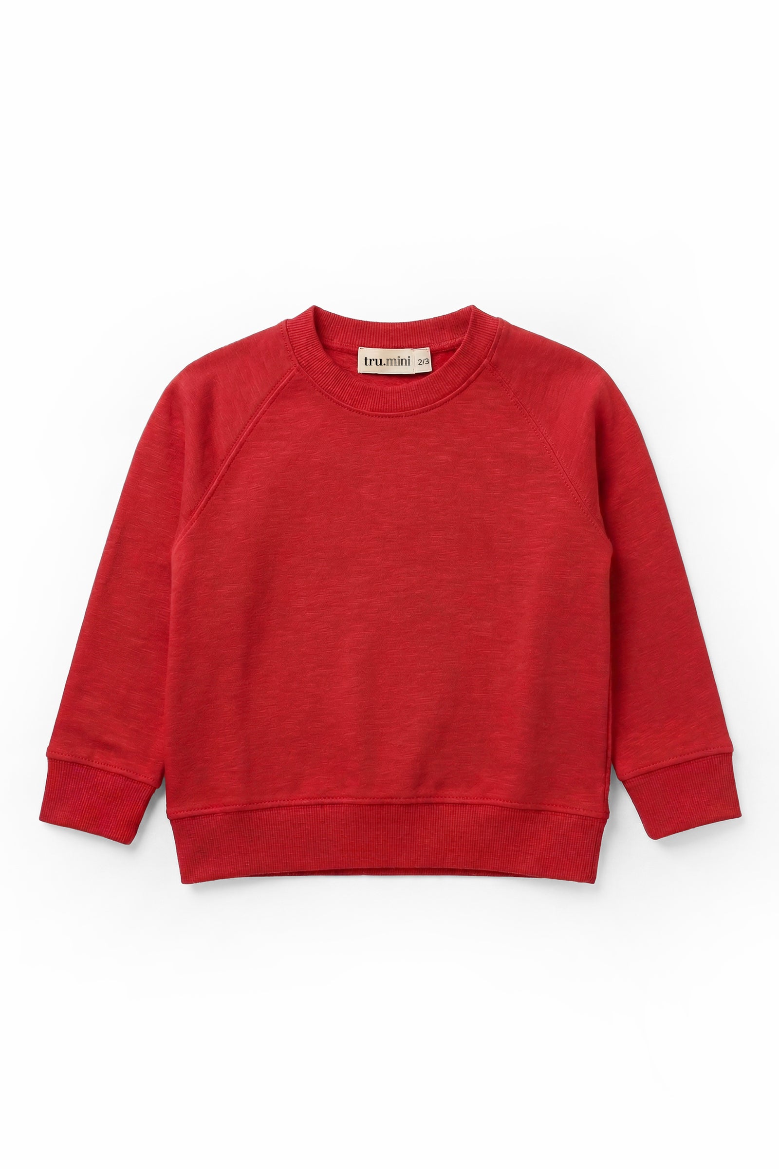 Flamlı Cotton Reglan Kollu Çocuk Sweatshirt