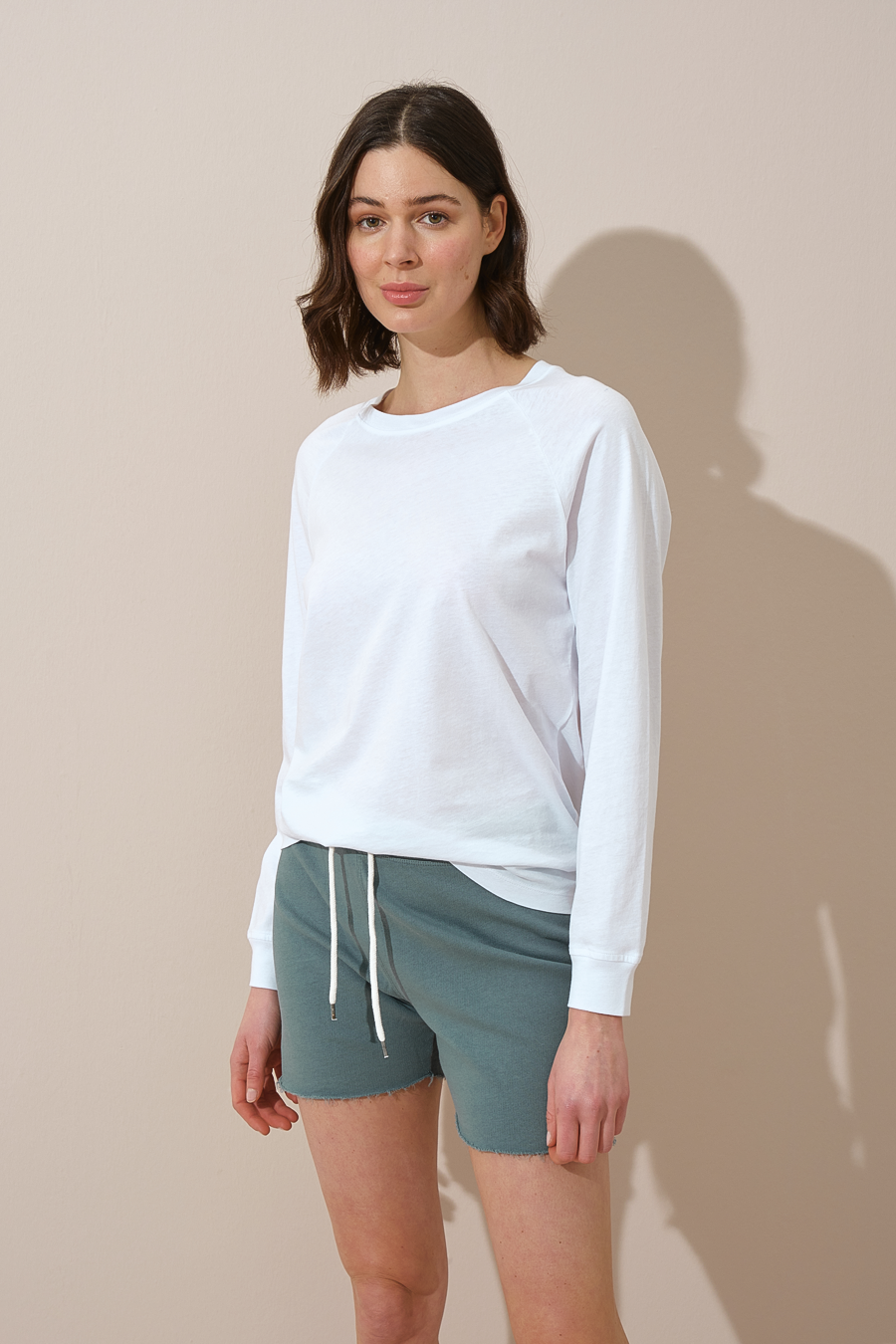 Garment-Dyed Lightweight Cotton Shorts
