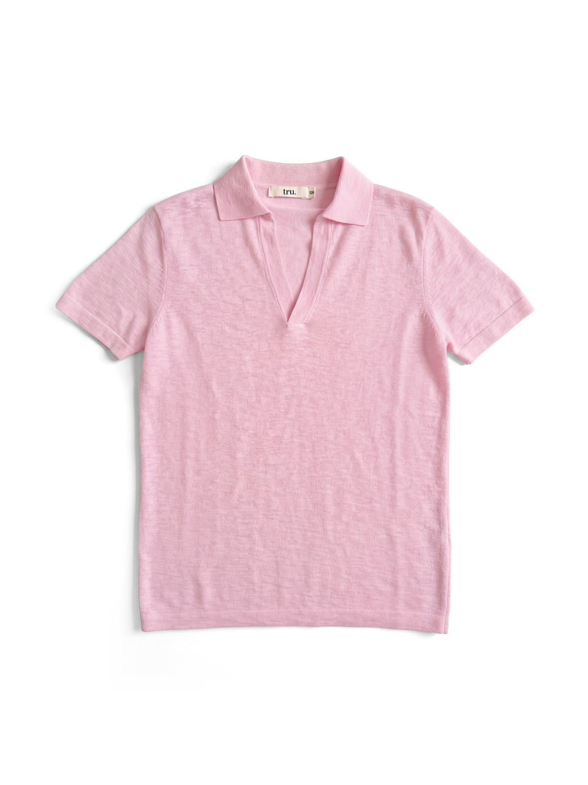 Polo Yakalı Flamlı Cotton Unisex Triko T-shirt