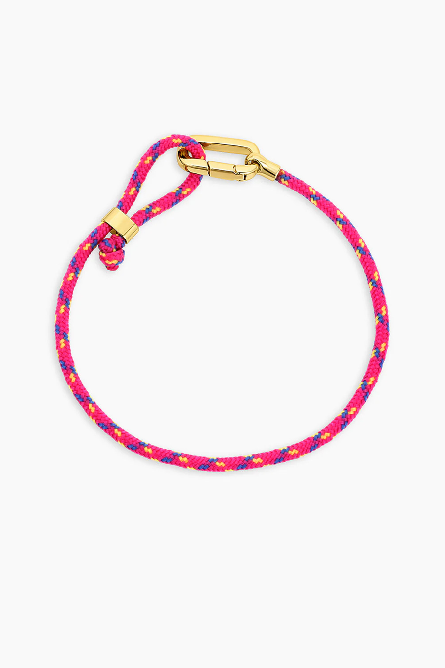 Link Paracord Bracelet - Pink Gold