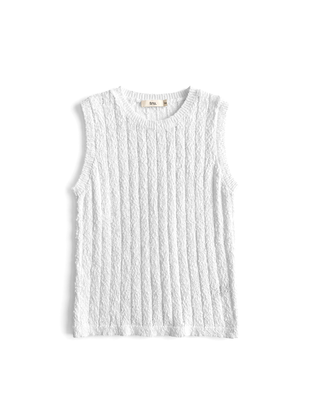 İtalyan Organik Cotton Kroşe Triko Atlet
