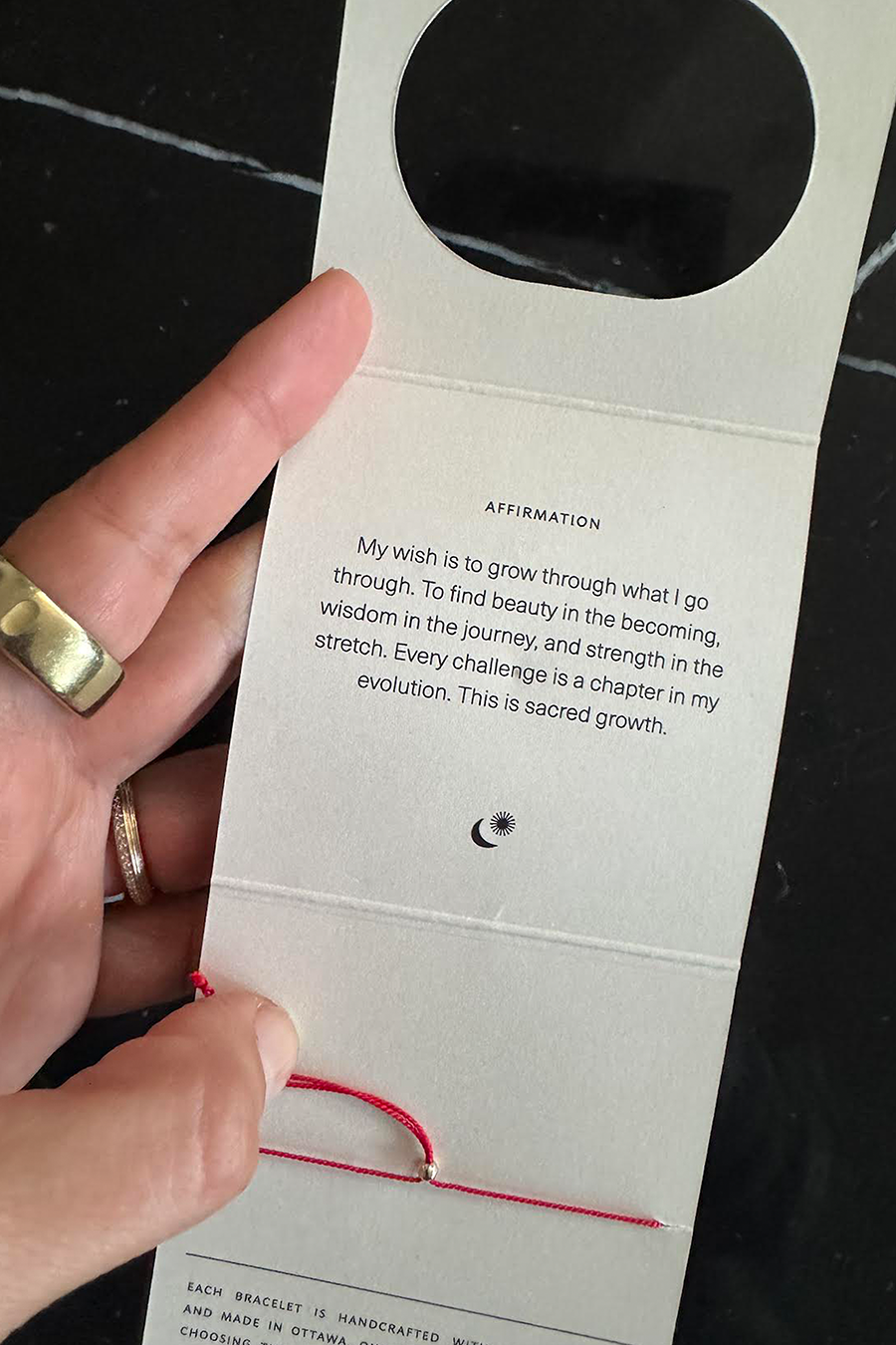 tru. x Sacred Growth Wish Bracelet