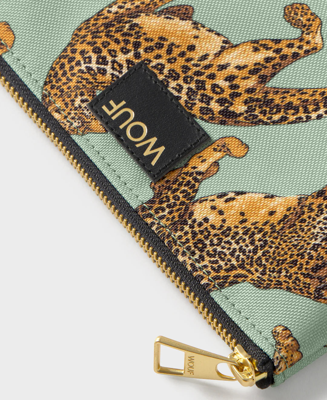 Emerald Leopard Large Portföy Çanta