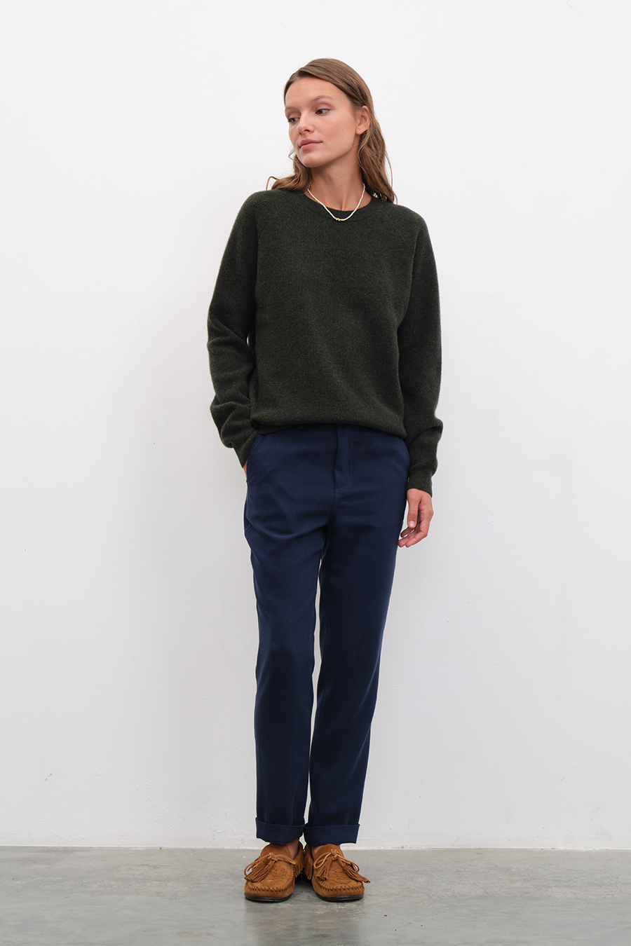 Ribanalı Cashmere Merino Triko