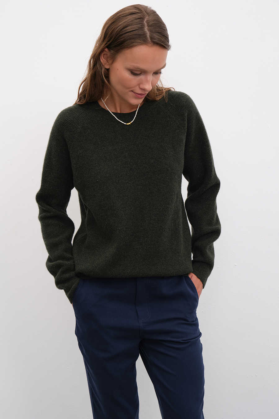 Ribanalı Cashmere Merino Triko