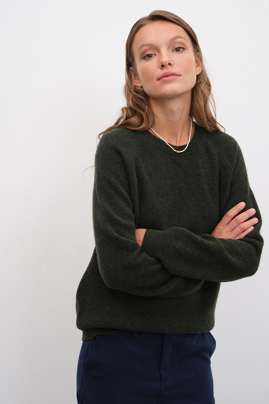 Ribanalı Cashmere Merino Triko