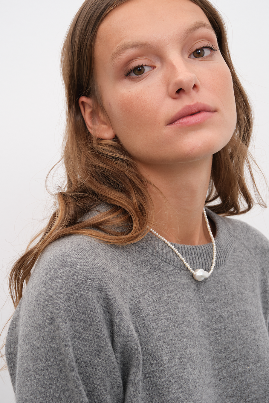 Reglan Kollu Cashmere Merino Crop Triko