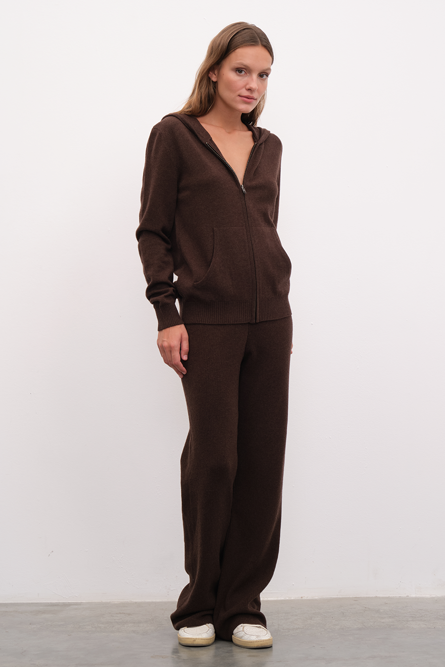 İnce Ribanalı Merino Triko Pantolon