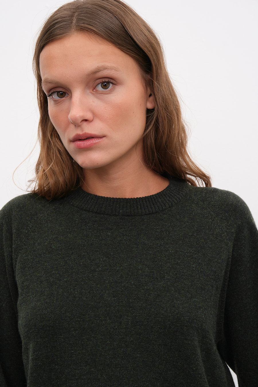 Reglan Kollu Cashmere Merino Crop Triko