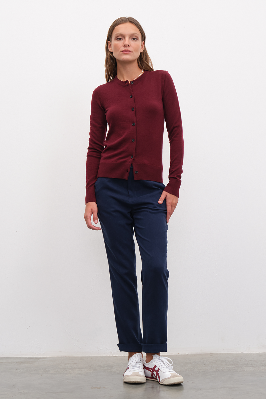 Lightweight Merino Fitted Hırka