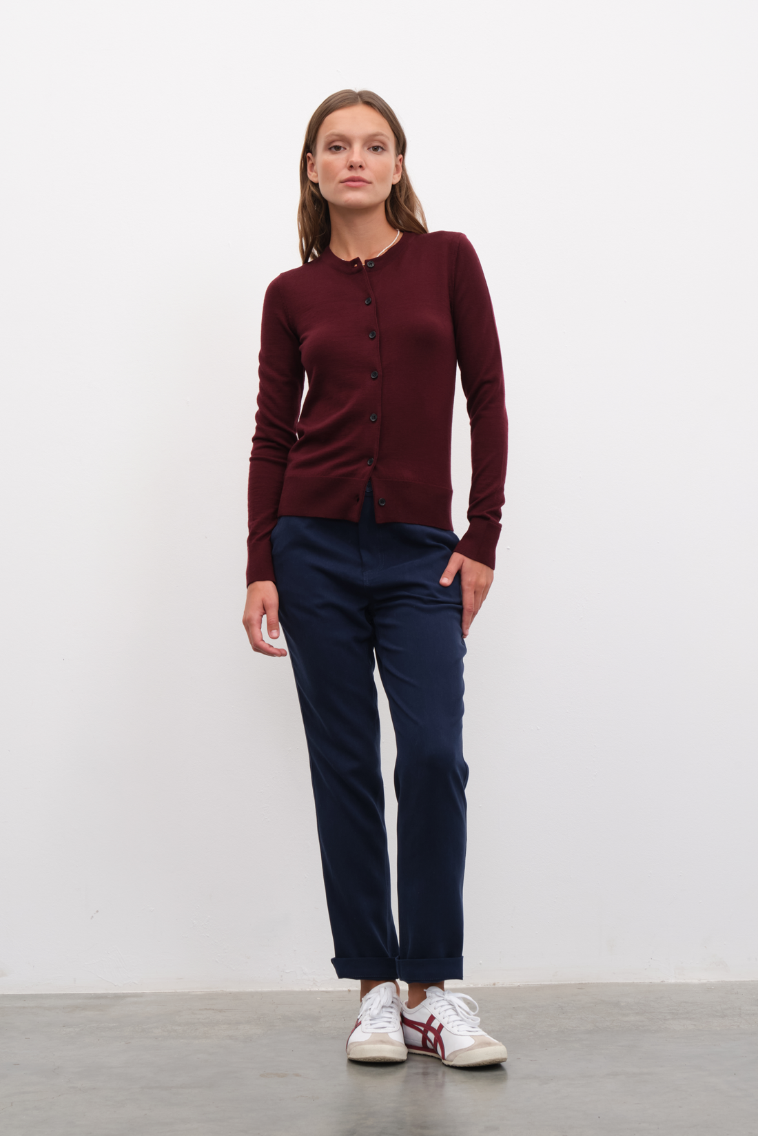 Lightweight Merino Fitted Hırka