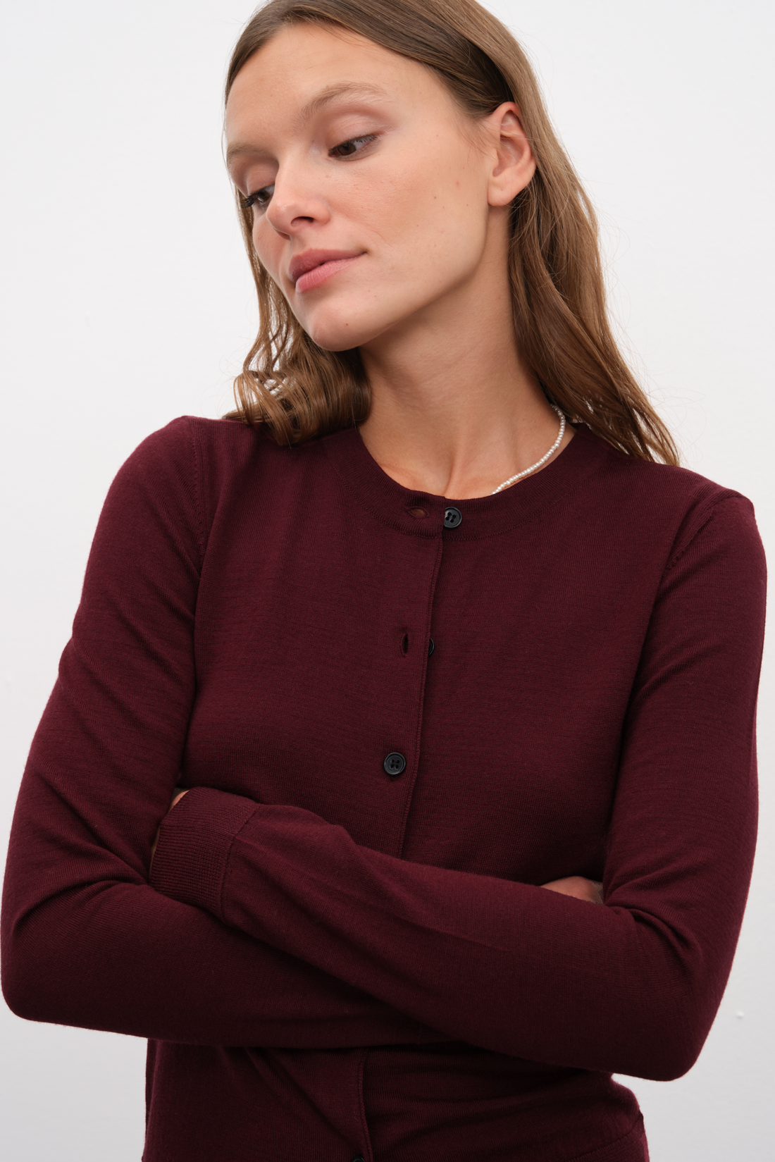 Lightweight Merino Fitted Hırka