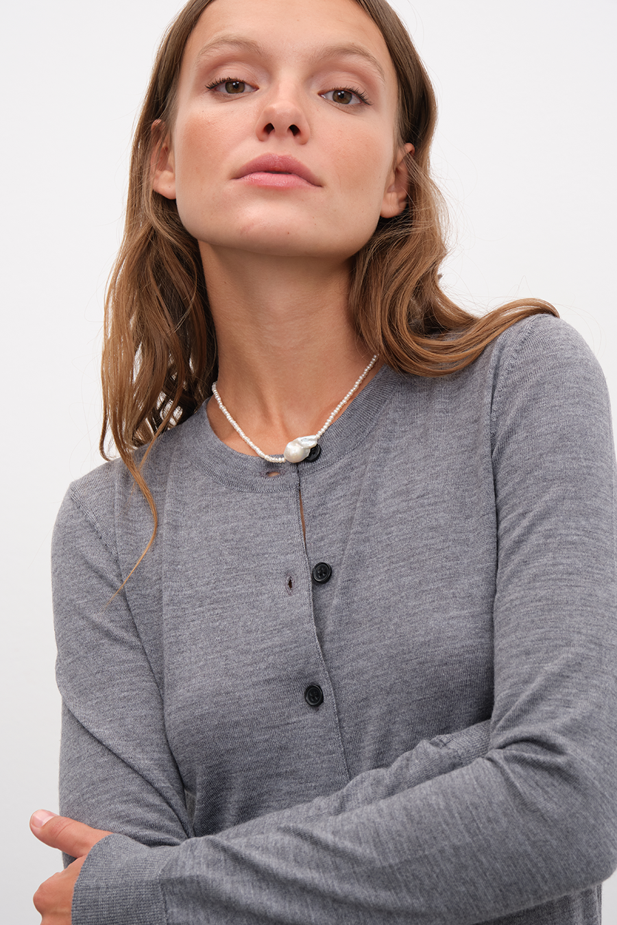 Lightweight Merino Fitted Hırka