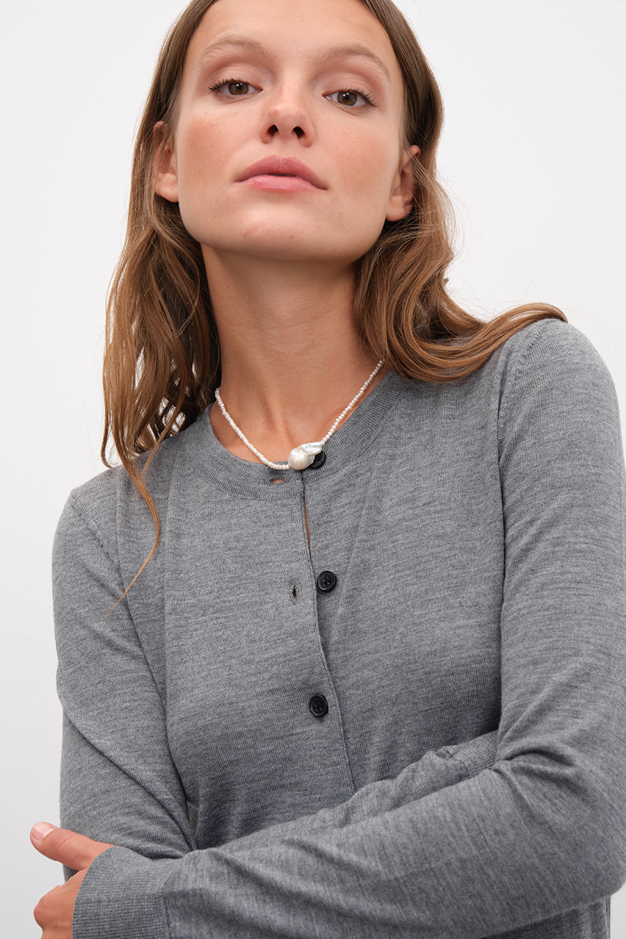 Lightweight Merino Fitted Hırka