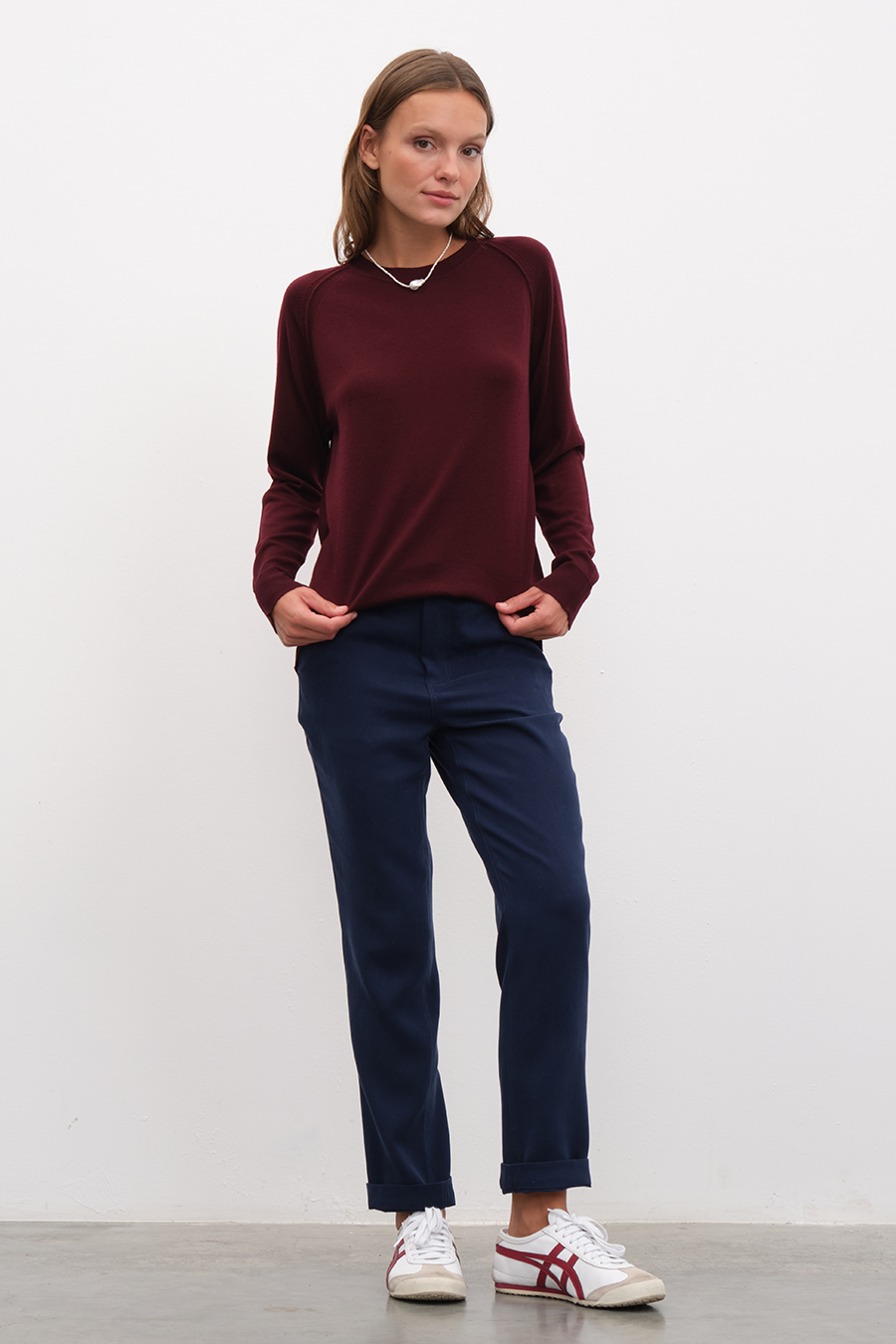 Reglan Kollu Lightweight Cashmere Merino Unisex Triko
