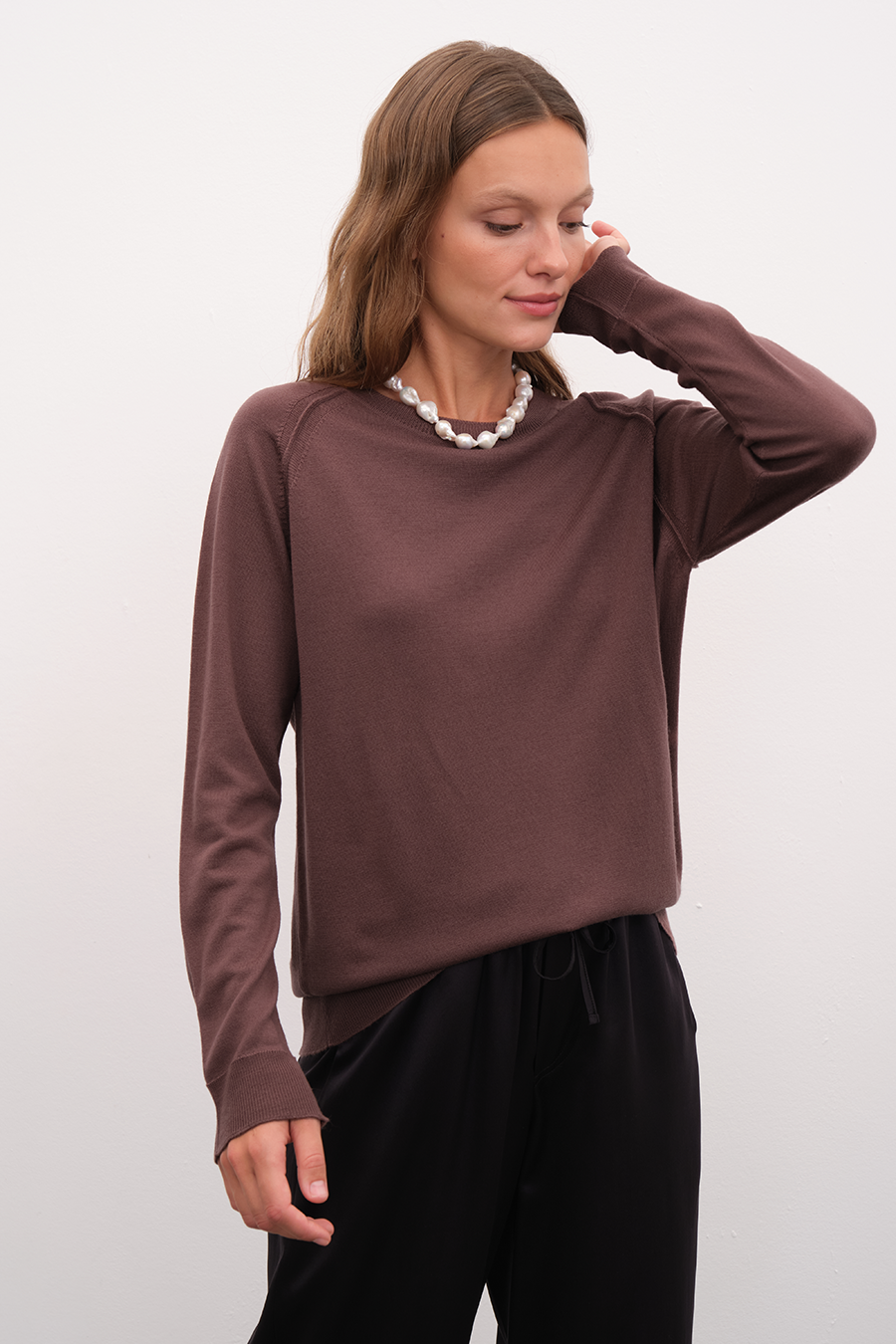 Reglan Kollu Lightweight Cashmere Merino Unisex Triko