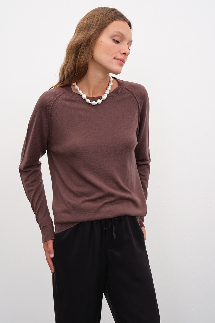 Reglan Kollu Lightweight Cashmere Merino Unisex Triko