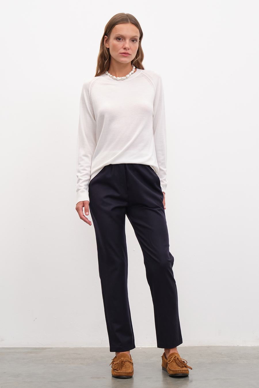 Reglan Kollu Lightweight Cashmere Merino Unisex Triko
