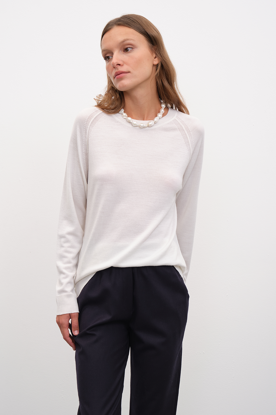 Reglan Kollu Lightweight Cashmere Merino Unisex Triko
