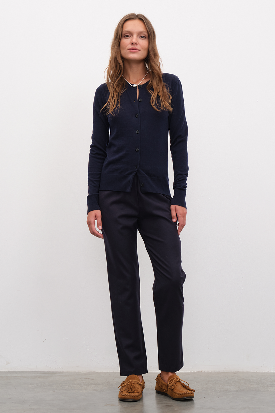 Lightweight Merino Fitted Hırka