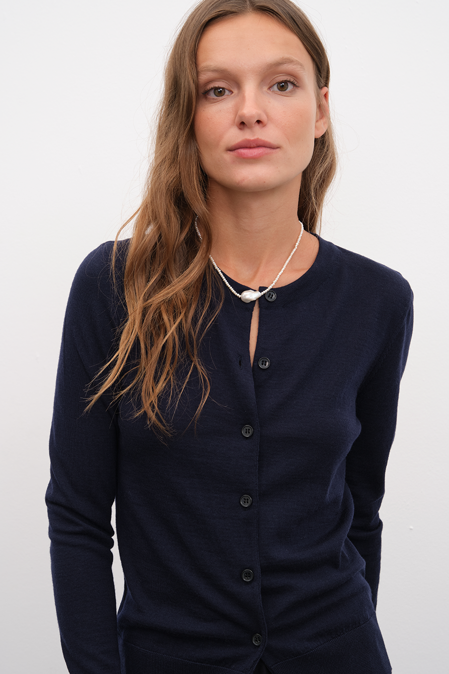 Lightweight Merino Fitted Hırka
