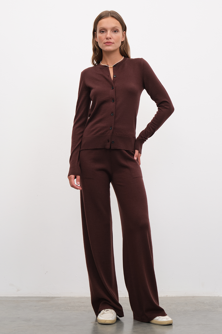 Lightweight Merino Fitted Hırka