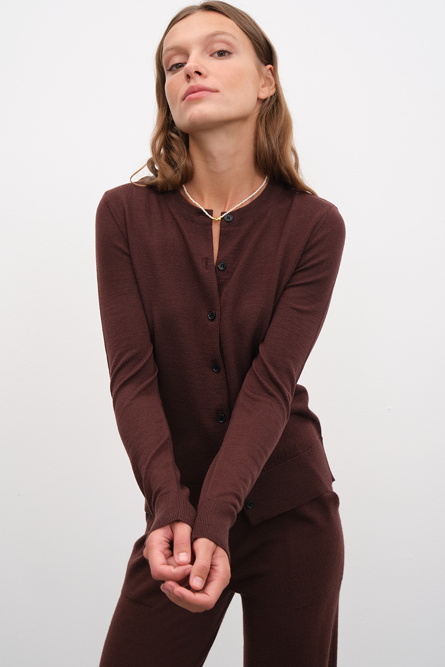 Lightweight Merino Fitted Hırka