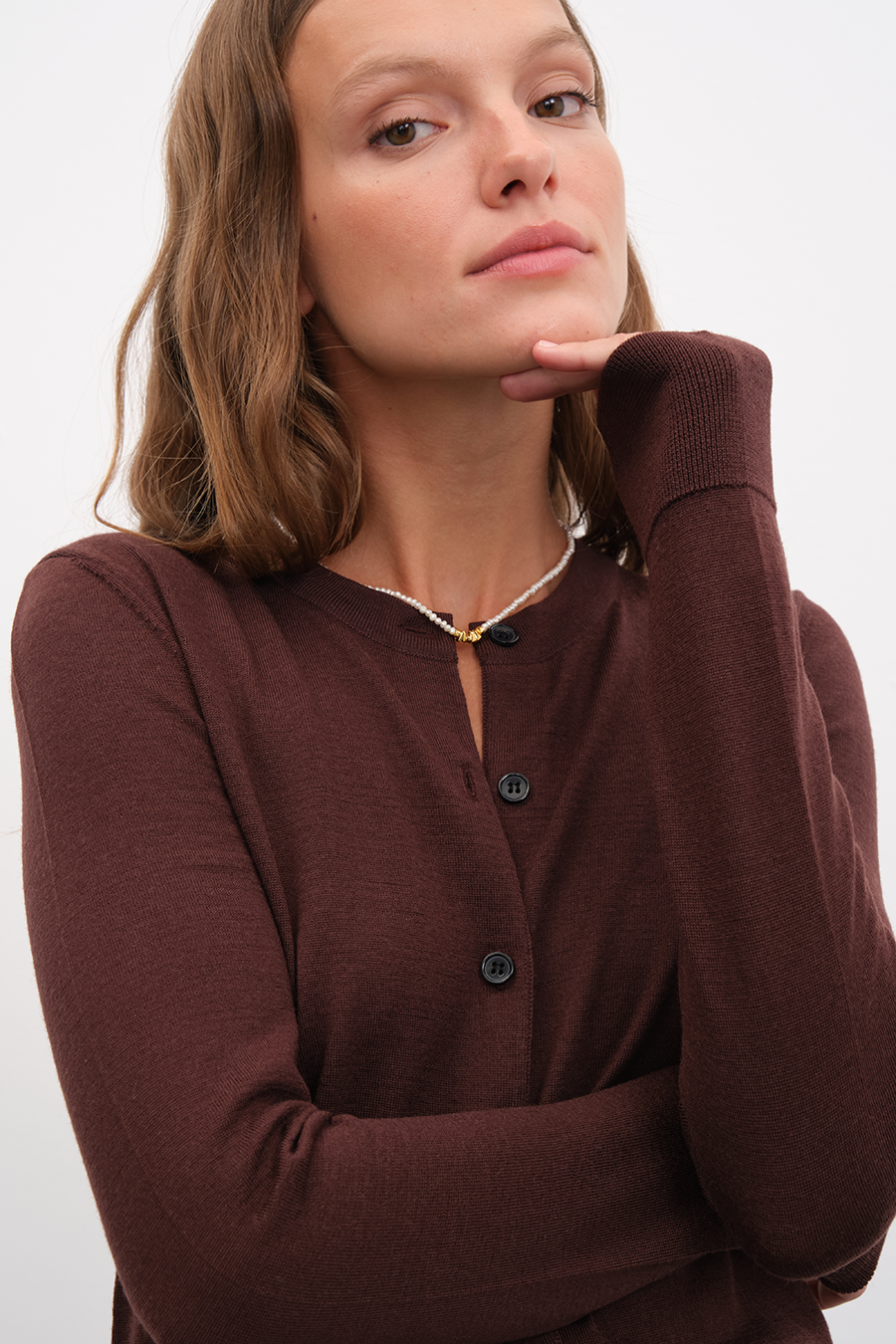 Lightweight Merino Fitted Hırka