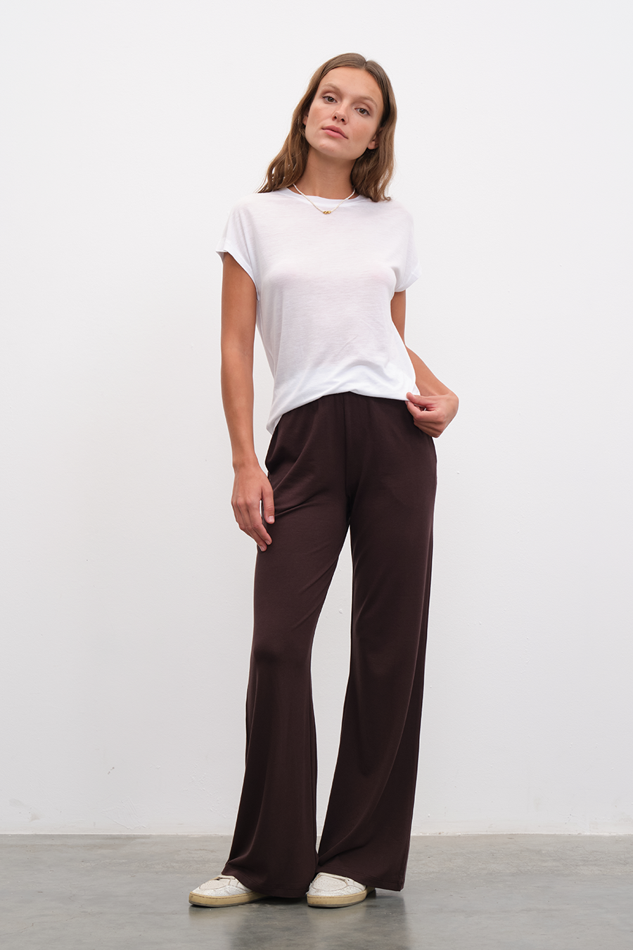 &#39;Live-in&#39; Bol Paçalı Krep TENCEL™ Pantolon