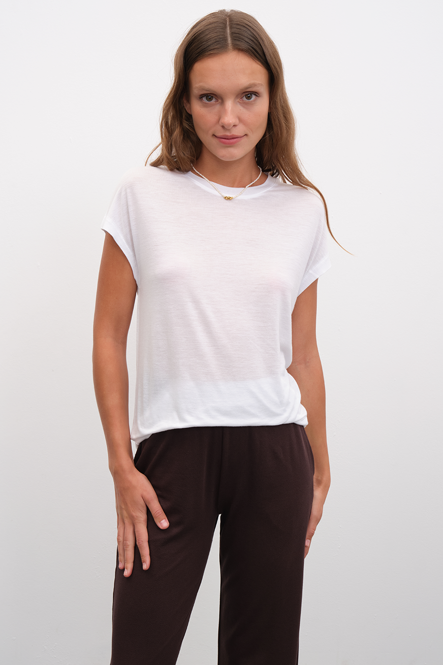 Yarasa Kollu Lyocell T-shirt (TENCEL™)