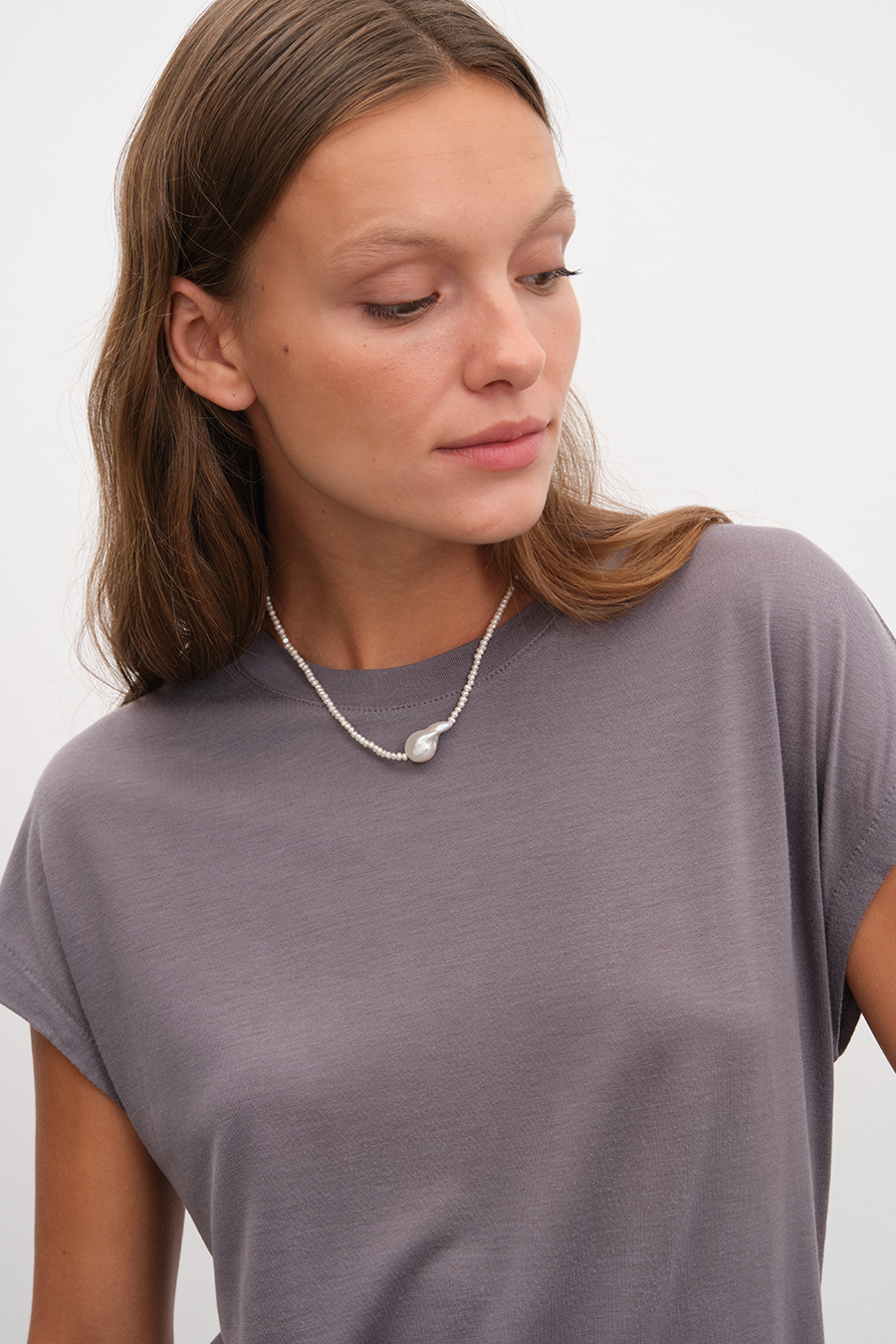 Yarasa Kollu Lyocell T-shirt (TENCEL™)