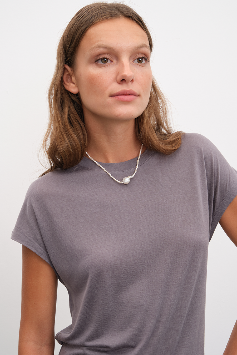 Yarasa Kollu Lyocell T-shirt (TENCEL™)