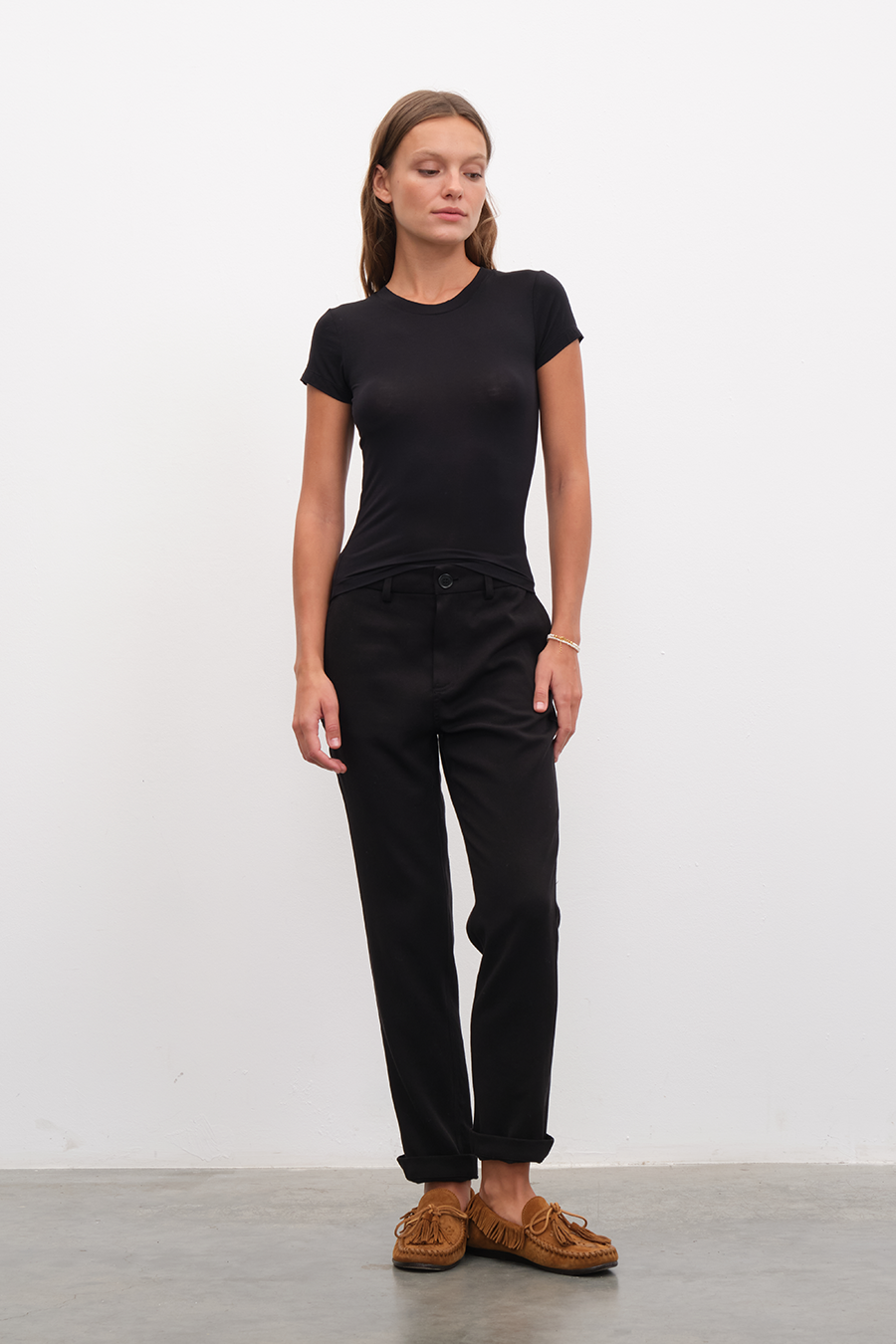 Featherweight Form-Fitting 90s Baby Tee
