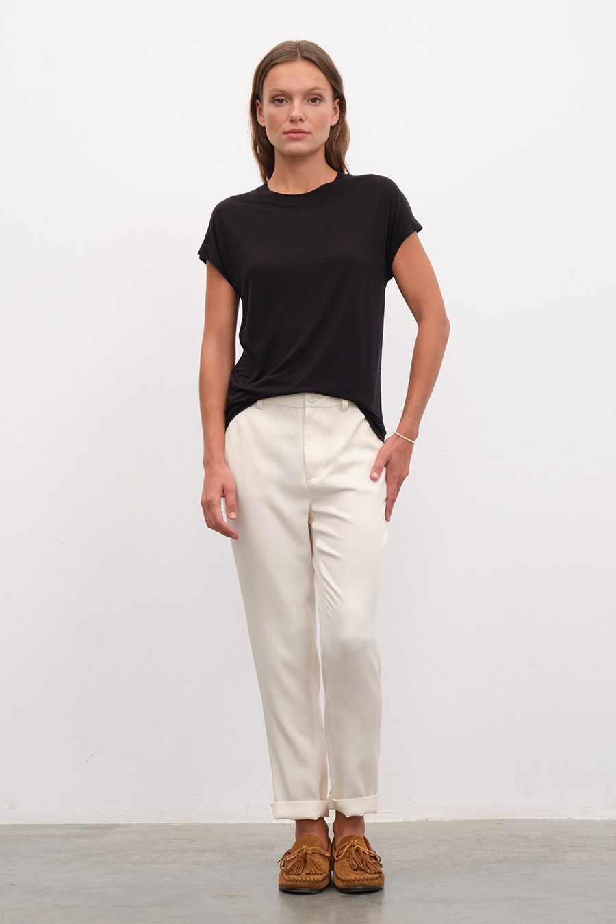 Yarasa Kollu Lyocell T-shirt (TENCEL™)