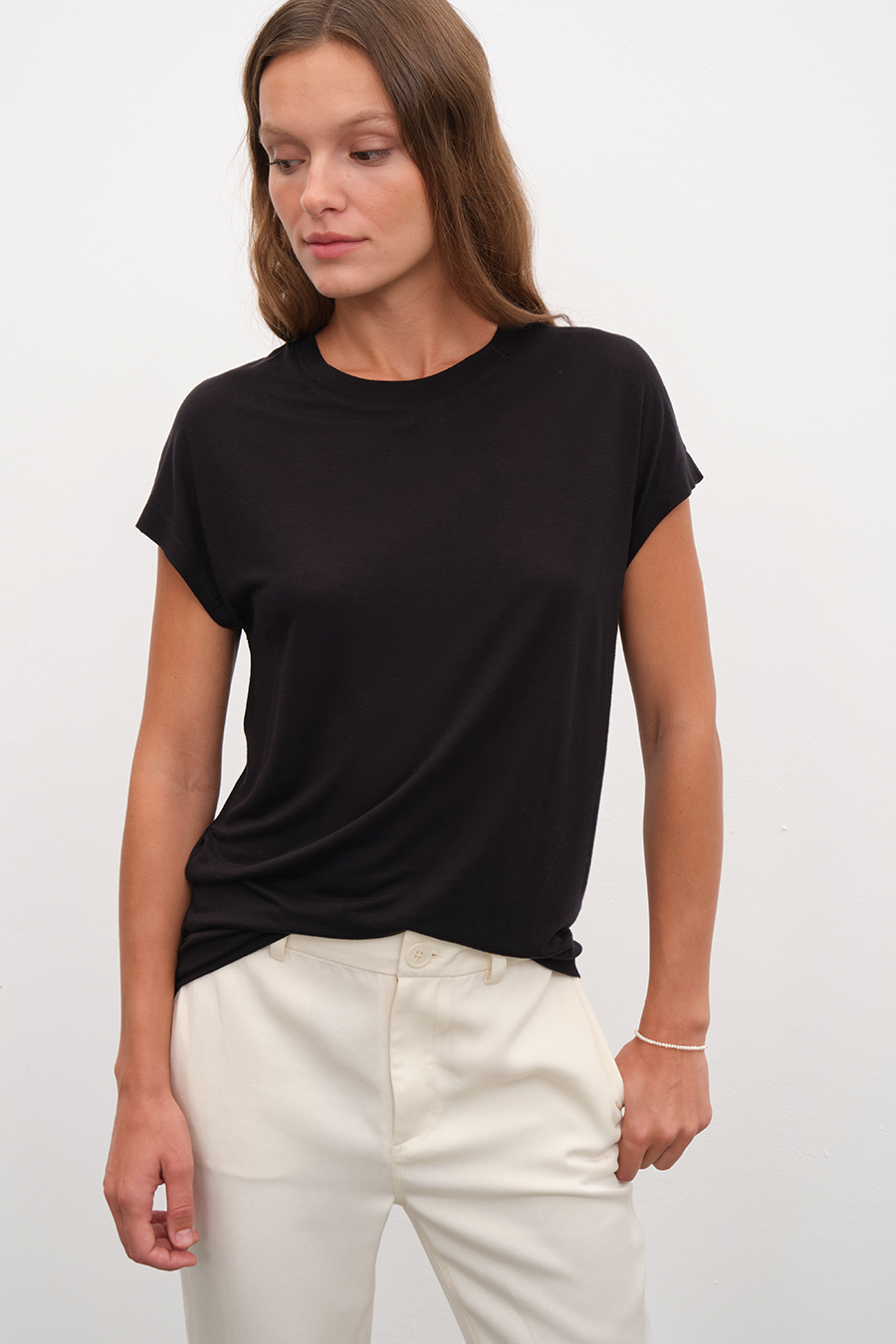 Yarasa Kollu Lyocell T-shirt (TENCEL™)