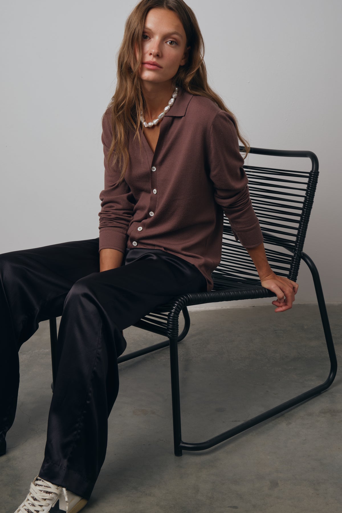 Lightweight Cashmere Merino Unisex Triko Gömlek