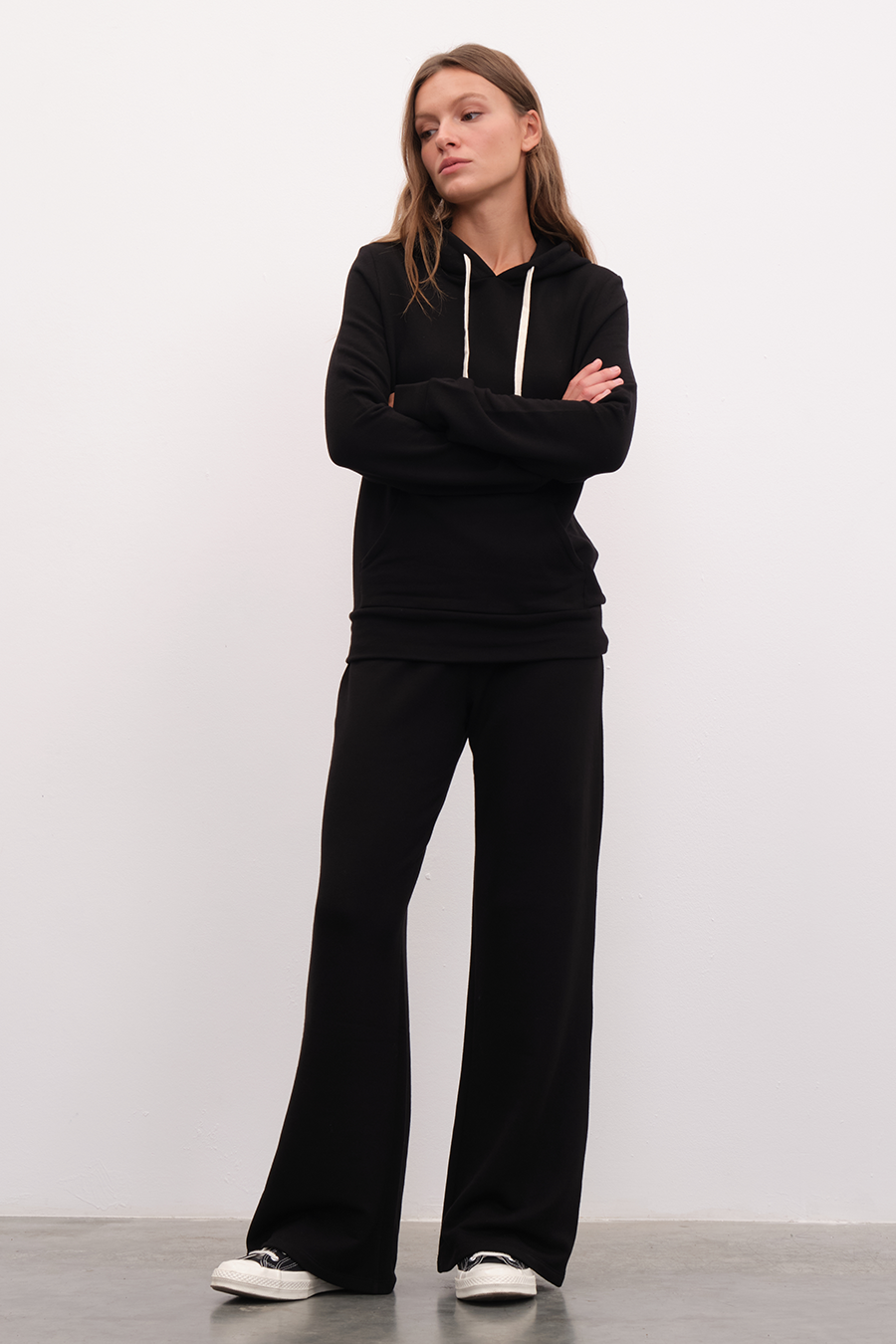 SuperSoft Modal Fleece Bol Paçalı Eşofman Altı