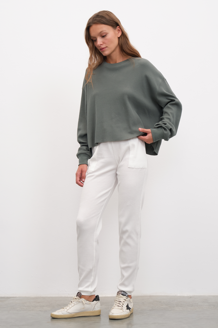 Waffle Cotton Jogger Eşofman Altı