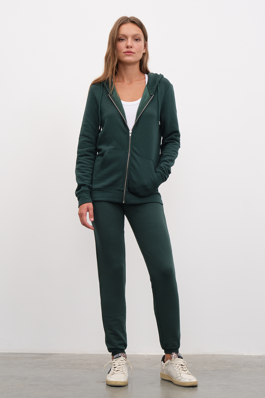 SuperSoft Modal Fleece Fermuarlı Unisex Hoodie