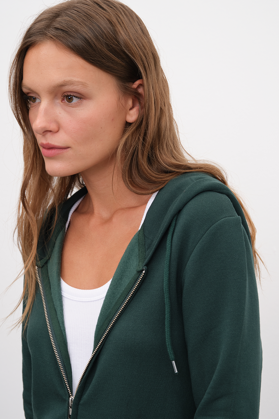 SuperSoft Modal Fleece Fermuarlı Unisex Hoodie