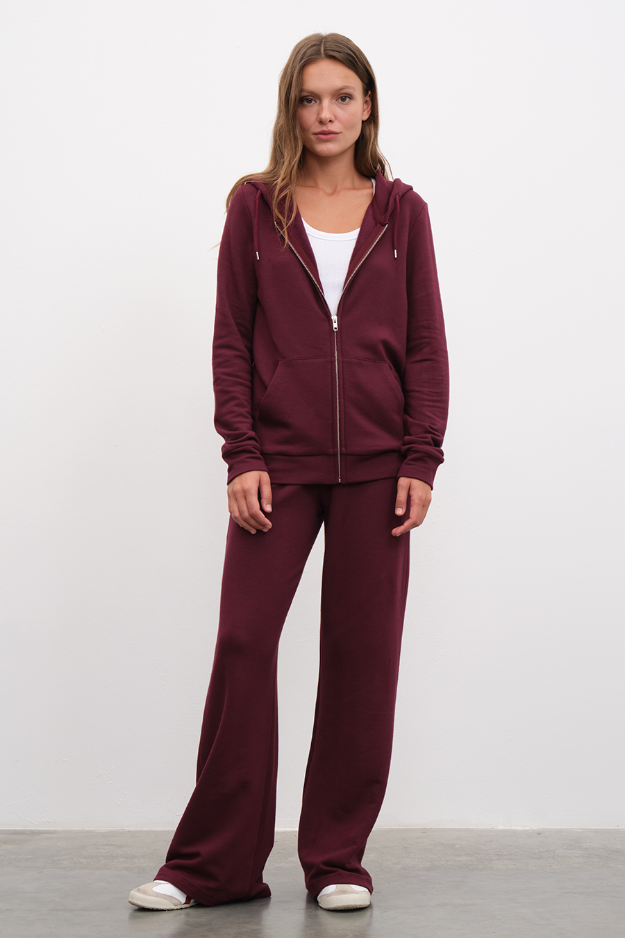 SuperSoft Modal Fleece Fermuarlı Unisex Hoodie