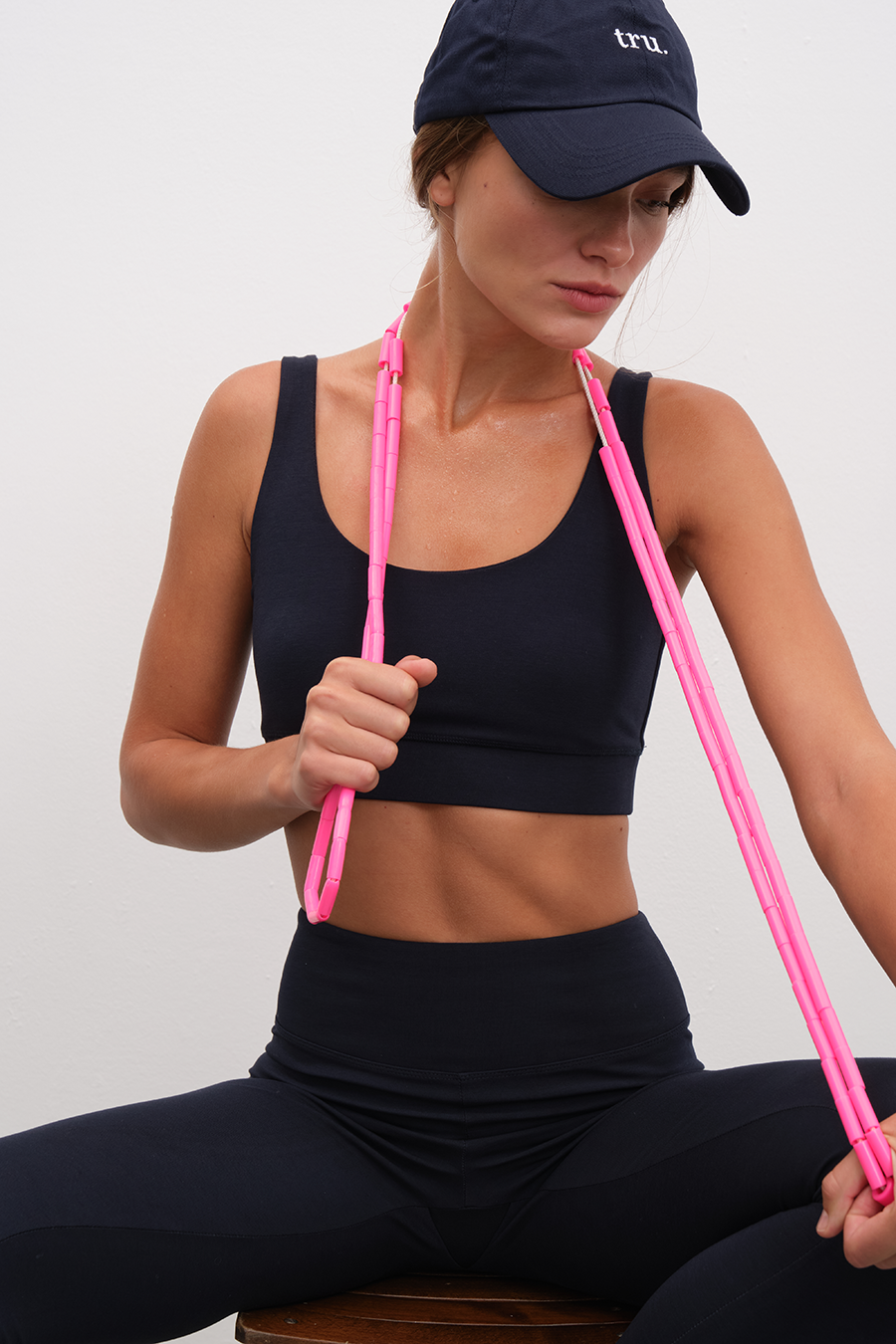 Pima Cotton Micro-Modal Sırt Dekolteli Form-Fitting Bra