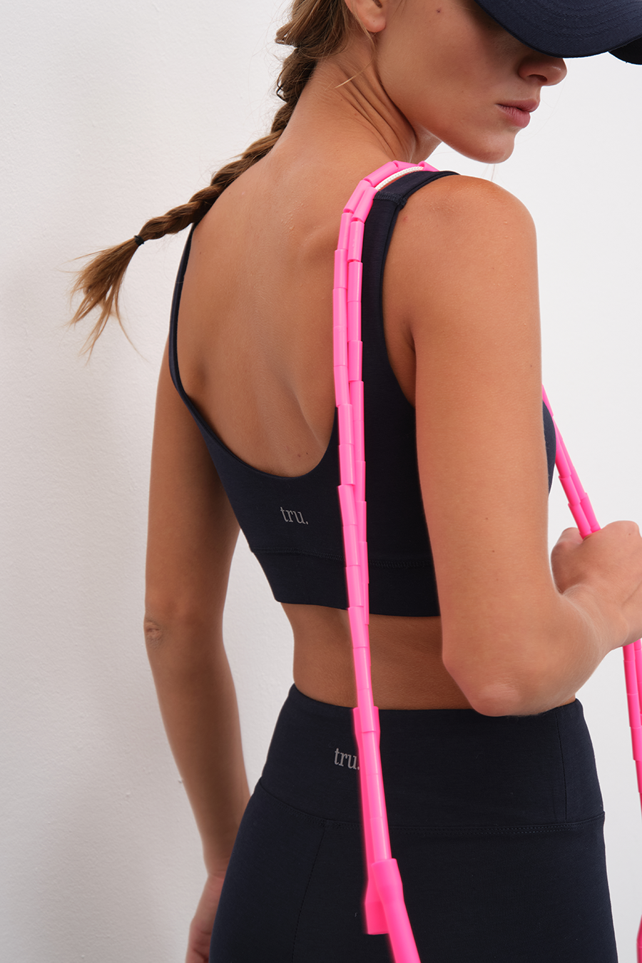 Pima Cotton Micro-Modal Sırt Dekolteli Form-Fitting Bra