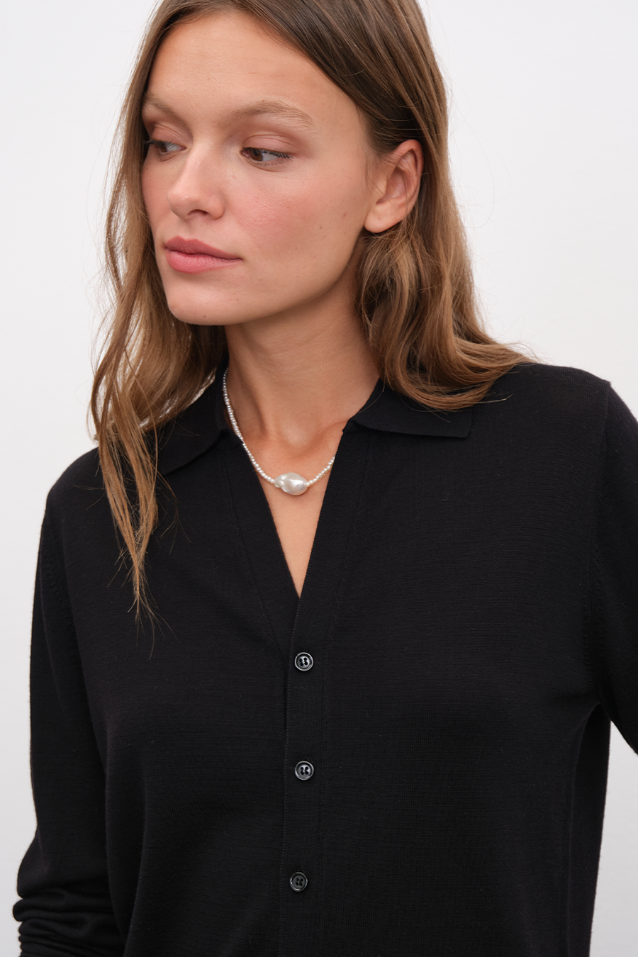 Unisex Cashmere Merino Gömlek Triko