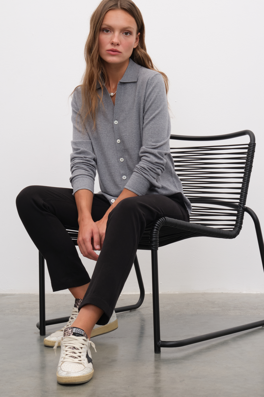 Unisex Cashmere Merino Gömlek Triko