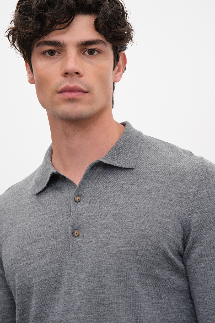 Polo Yakalı Lightweight Merino Triko